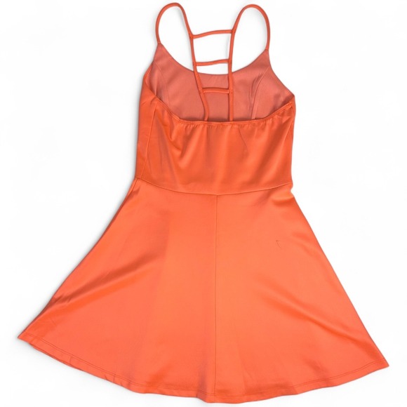 Windsor Pink Strappy Skater Dress Small Fit & Flare Mini Back Strap Detail - Picture 2 of 5